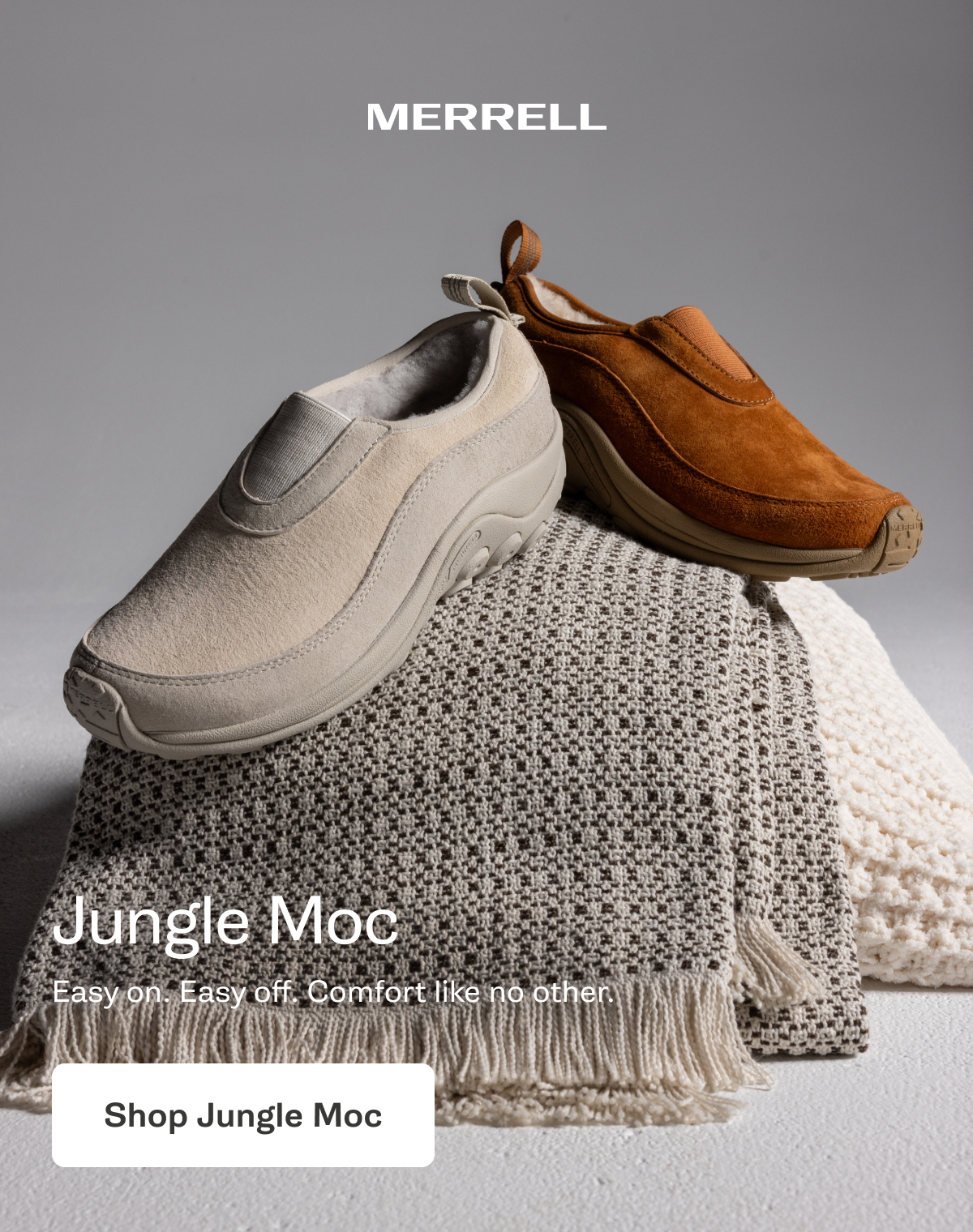 MERRELL - Jungle Moc - Easy on. Easy off. Comfort like no other. [Shop Jungle Moc]