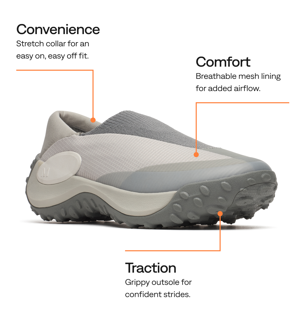 Product Features worth knowing are Convenience, Comfort, Traction.
