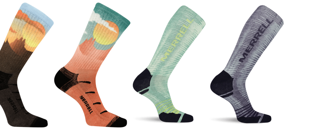 4 different Merrell Socks
