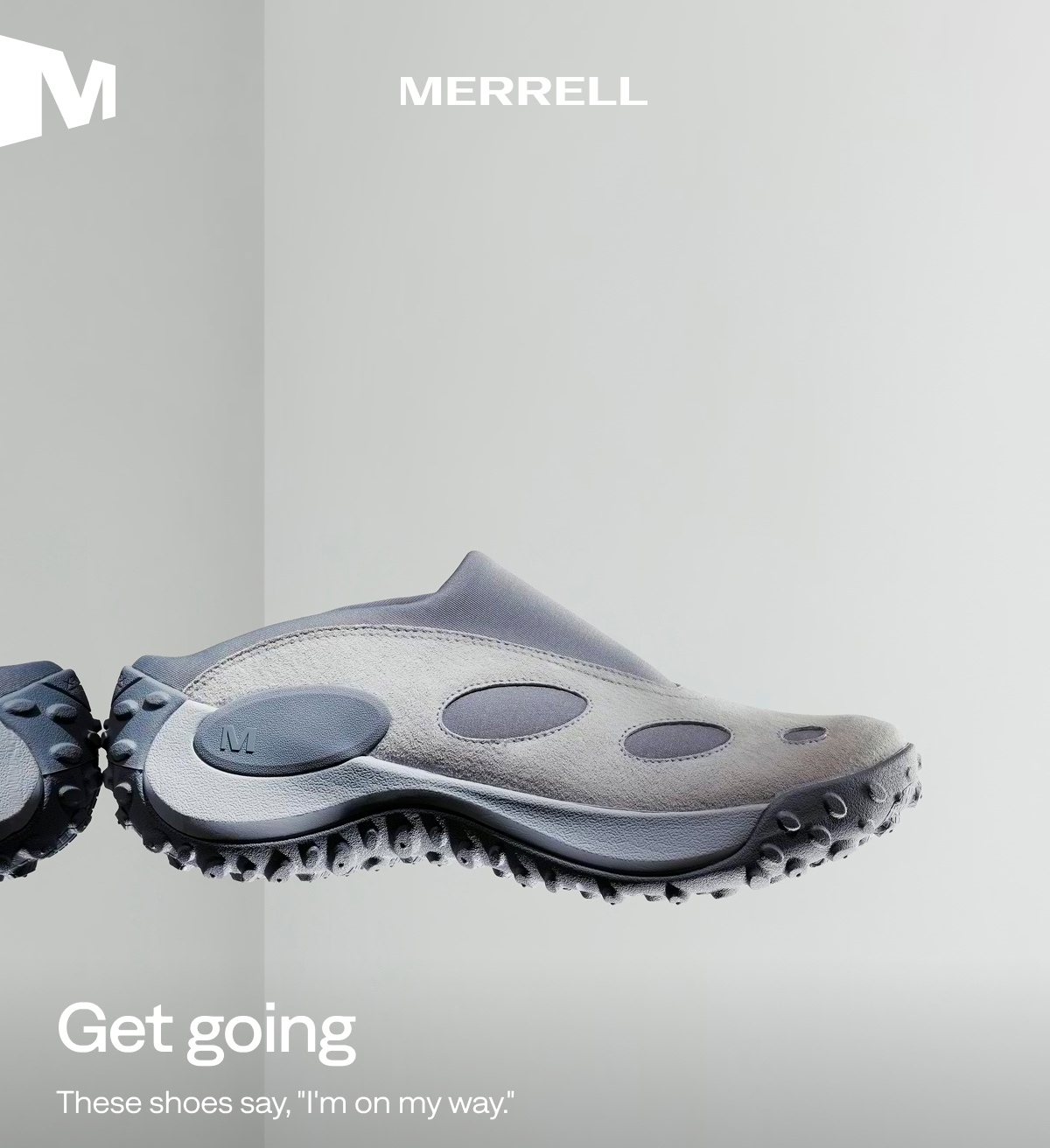 Get going. These shoes say, 'I'm on my way.'