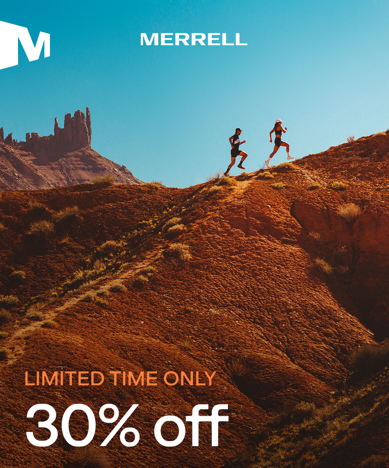 MERRELL. Limited Time Only. 30% off. SHOP NOW