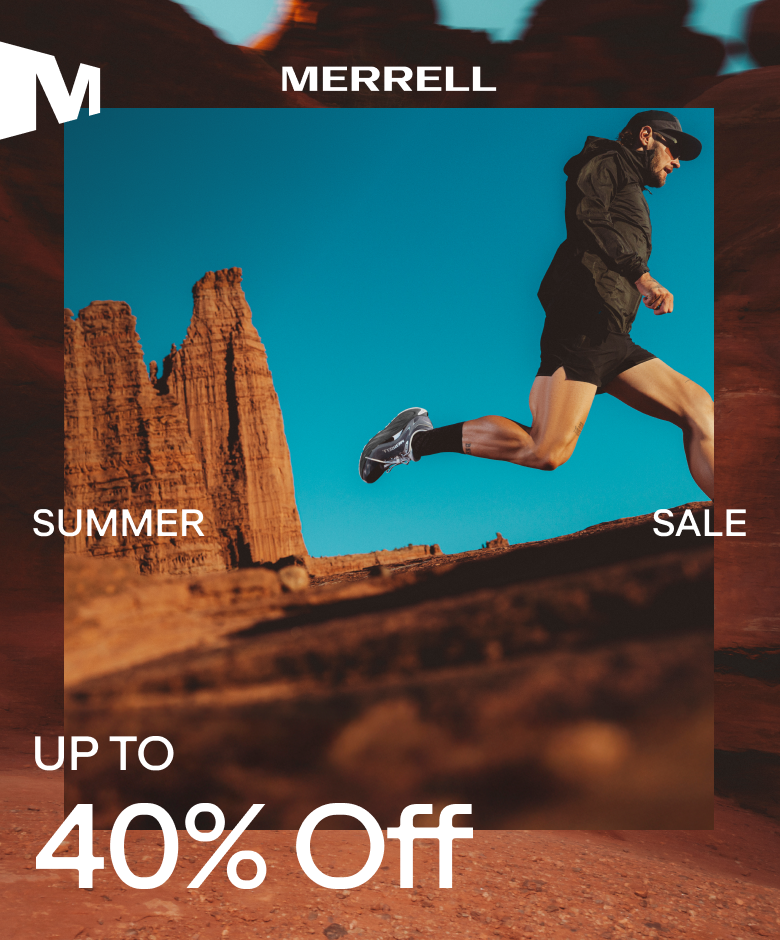 MERRELL. SUMMER SALE UP TO 40% off.