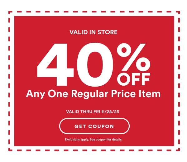 Coupon shown - Click here to get your coupon - Exclusions apply. See coupon for details.