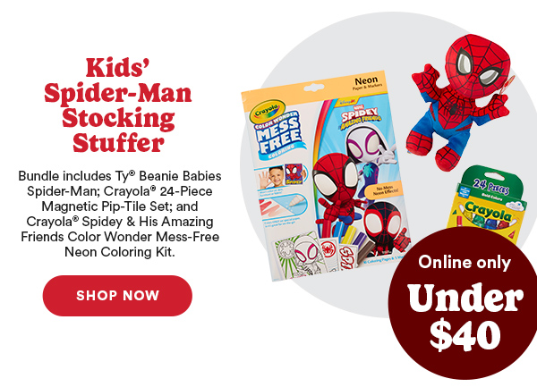 Kids' Spider-man stocking stuffer
