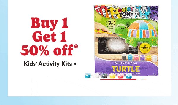 Buy 1 Get 1 50% off Kids Activity Kits