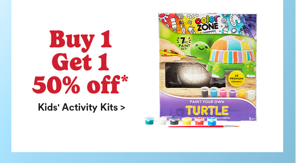 Buy 1 Get 1 50% off Kids Activity Kits