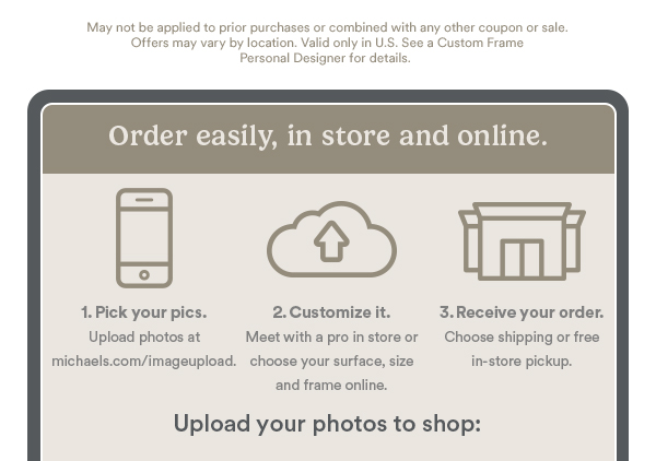 Order Easily Instore & Online