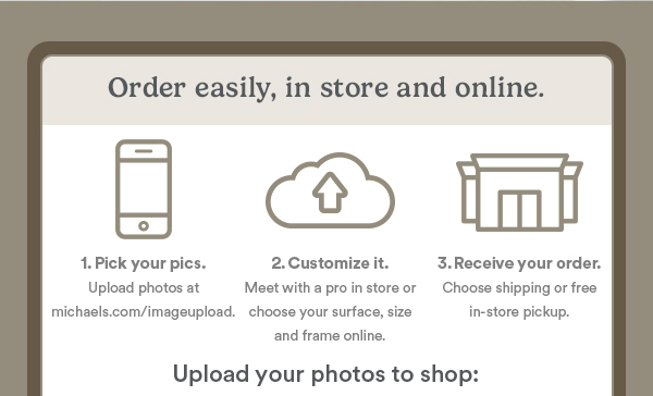 Order Easily Instore & Online