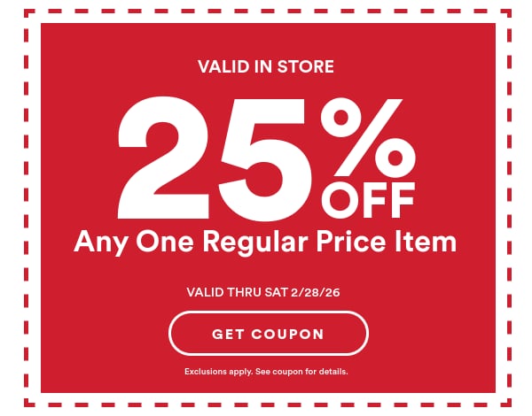 Coupon shown - Click here to get your coupon - Exclusions apply. See coupon for details.