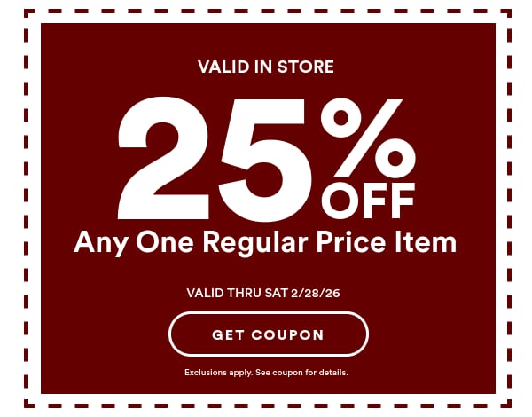 Coupon shown - Click here to get your coupon - Exclusions apply. See coupon for details.
