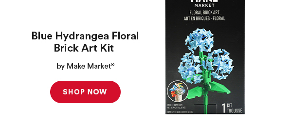 Blue Hydrangea Floral Brick Art Kit SHOP NOW