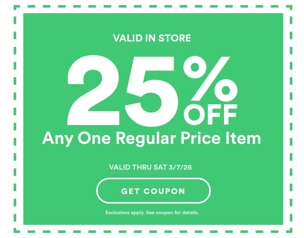 Coupon shown - Click here to get your coupon - Exclusions apply. See coupon for details.
