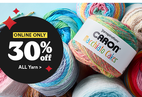 ONLINE ONLY 30% off ALL Yarn >