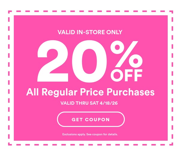 Coupon shown - Click here to get your coupon - Exclusions apply. See coupon for details.
