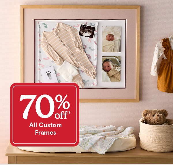 70% off All Custom Frames