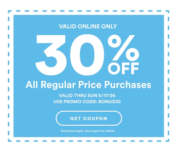 Coupon shown - Click here to get your coupon - Exclusions apply. See coupon for details.