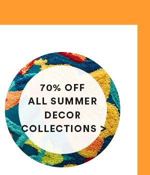 70% off all summer decor collections
