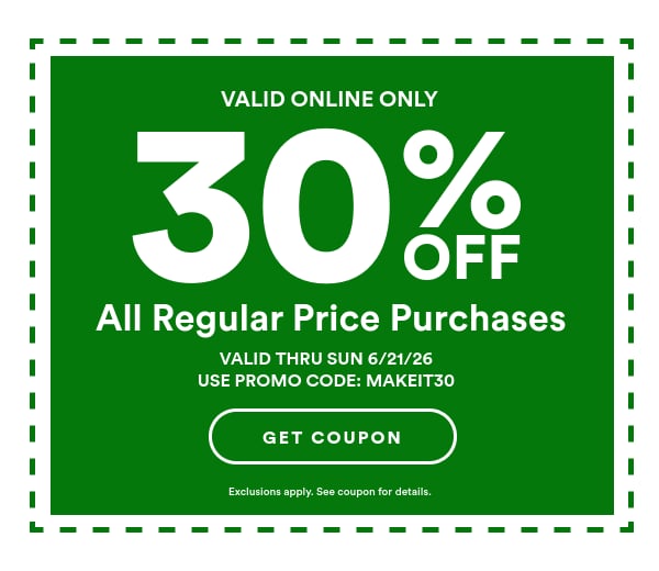 Coupon shown - Click here to get your coupon - Exclusions apply. See coupon for details.