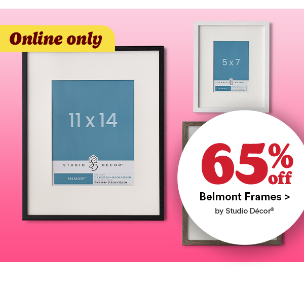 Online only 11 x 14 Studio Decor 5 x 7 Studio Decor 65% off Belmont Frames > by Studio Decor