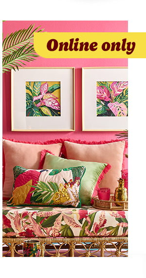 Online only 60% off modern coastal & hothouse decor collections > by Ashland