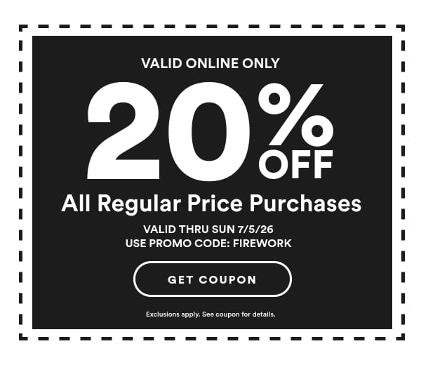Coupon shown - Click here to get your coupon - Exclusions apply. See coupon for details.