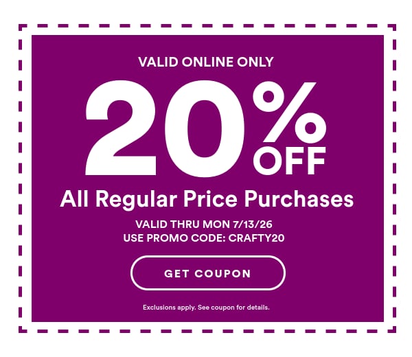 Coupon shown - Click here to get your coupon - Exclusions apply. See coupon for details.