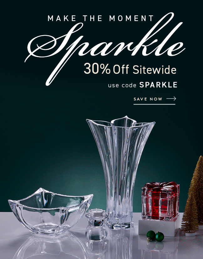 Make the Moment Sparkle with 30% Off Sitewide | Save Now with code SPARKLE