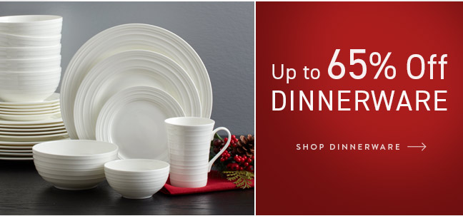 Shop Dinnerware and Save up to 65% Off