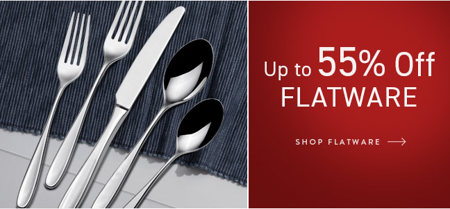 Shop Flatware and Save up to 55% Off