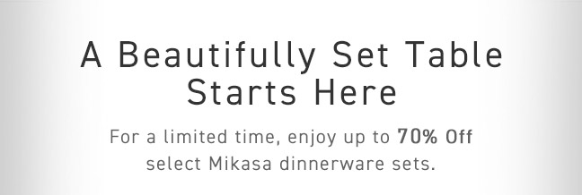 A Beautifully Set Table Starts Here