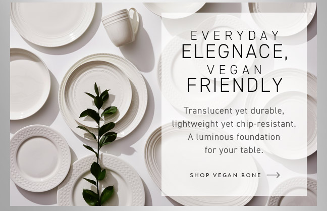 Everyday Elegance, Vegan Friendly... Shop Vegan Bone
