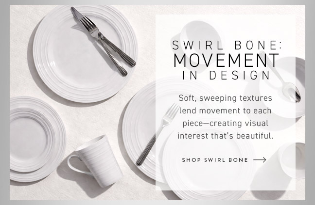 Swirl Bone: Movement in Design... Shop Swirl Bone