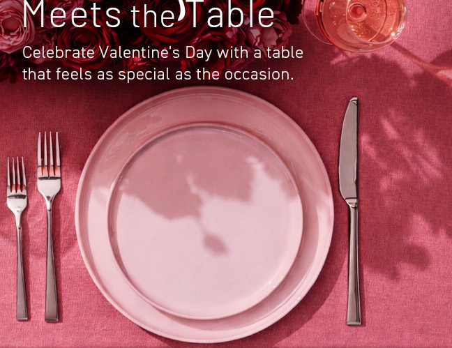 Celebrate Valentine's Day with a table that feels as special as the occasion.