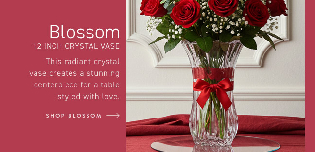 Shop Blossom 12 Inch Crystal Vase