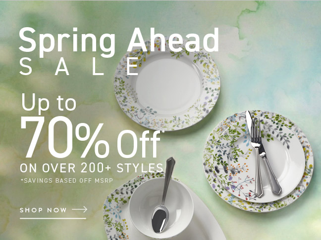 Spring Ahead Sale