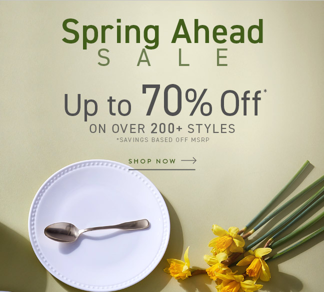 Spring Ahead Sale