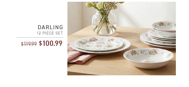 Darling 12 Piece Set: $100.99