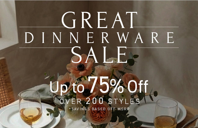 Great Dinnerware Sale