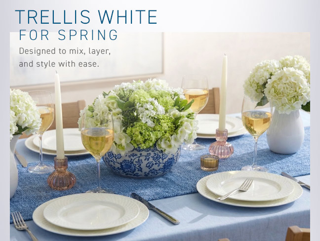 Shop Trellis White for Spring