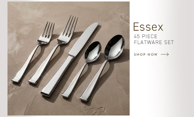 Shop Essex 45 Piece Flatware Set