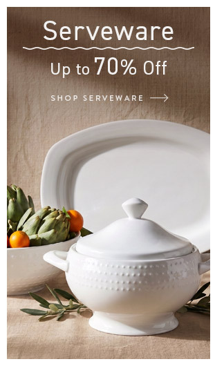 Shop Serveware... Up to 70% Off