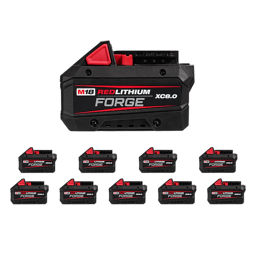 M18™ REDLITHIUM™ FORGE™ XC8.0 Battery (10 Pk)