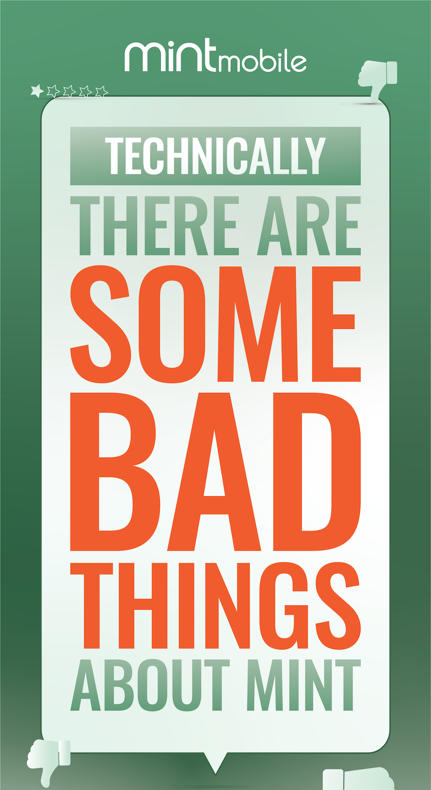Technically there are some bad things about Mint