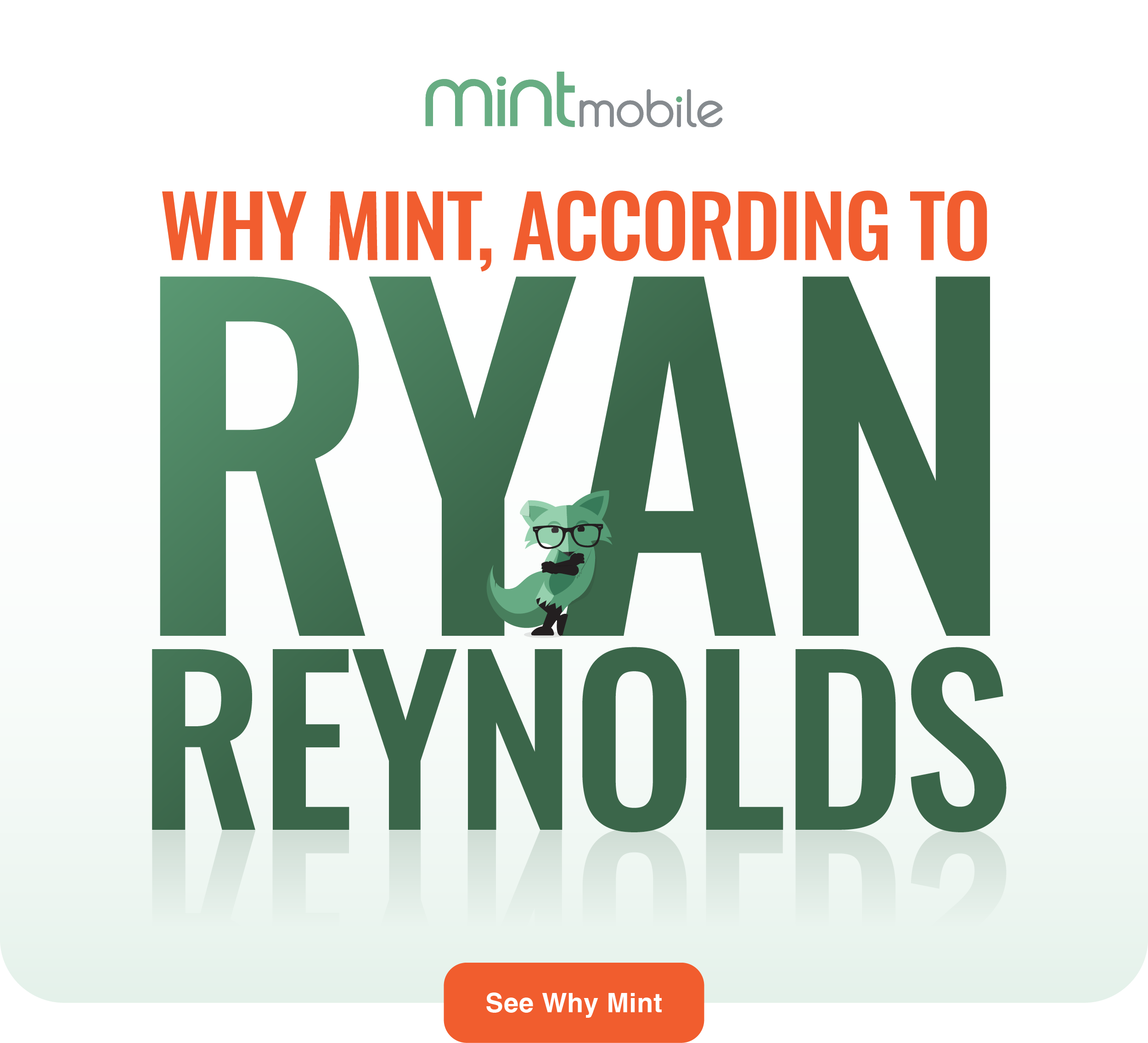Why Mint, according to Ryan Reynolds