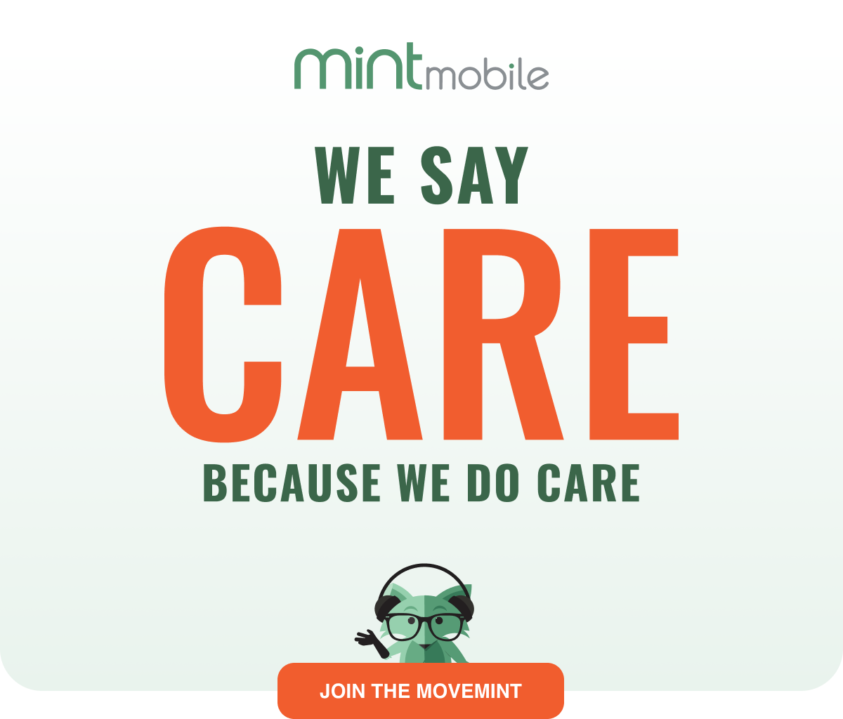 We say we care because we do care