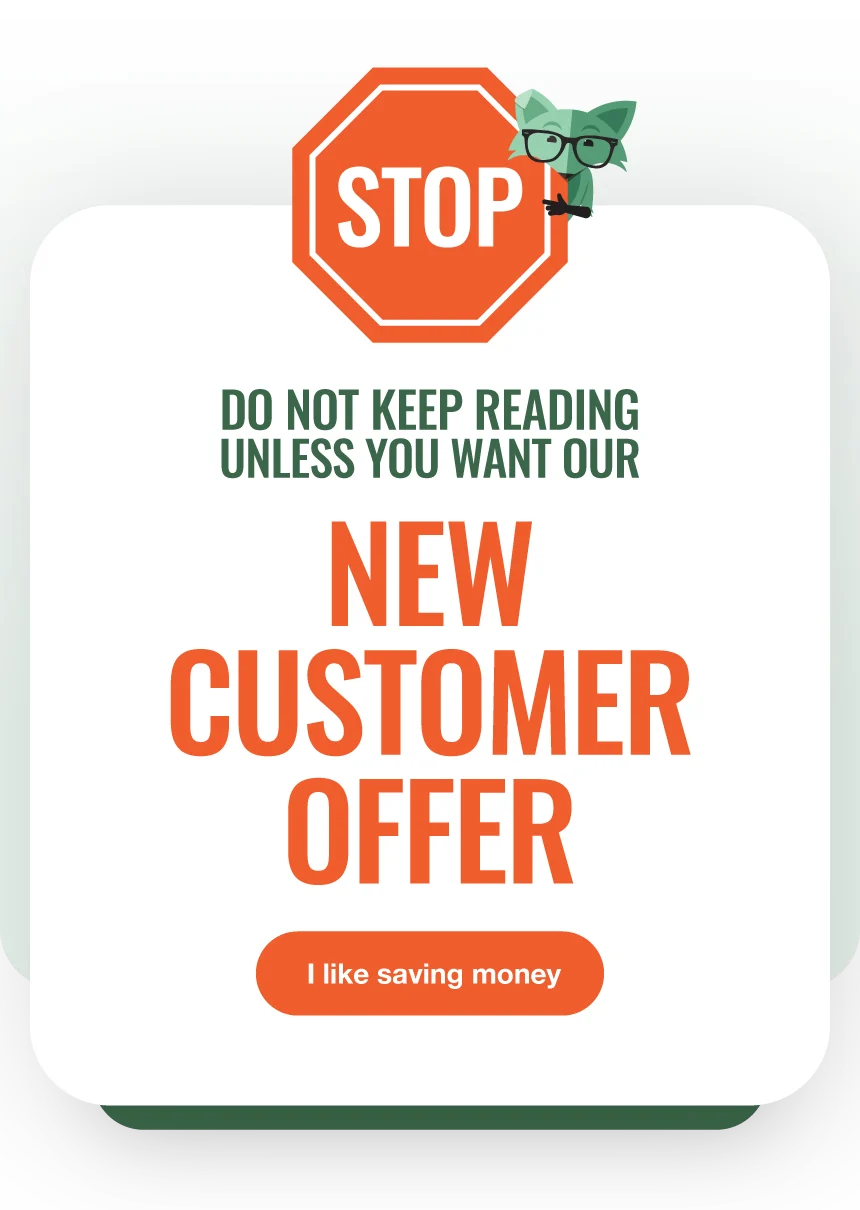 Do not keep reading unless you want our new customer offer
