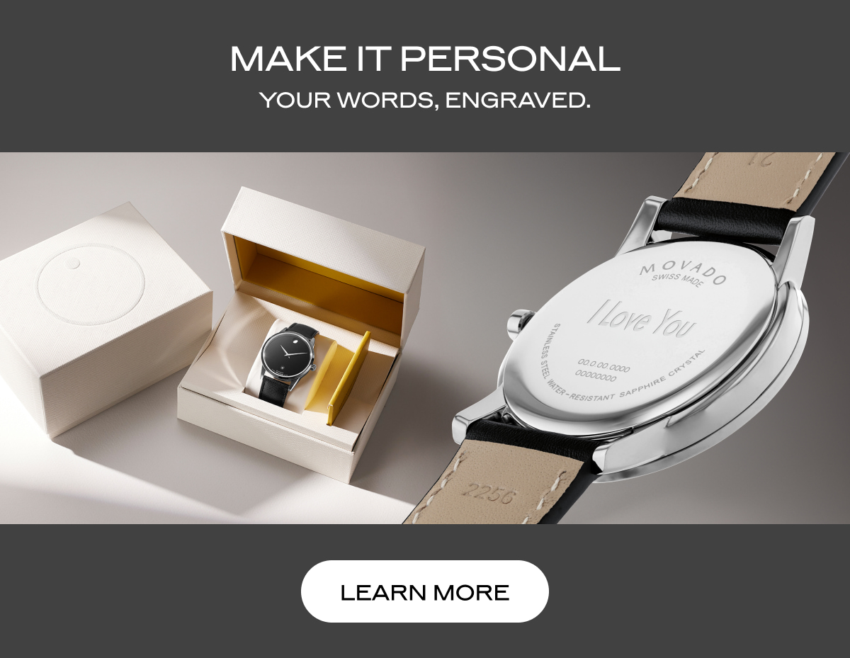 ENGRAVING AND PERSONALIZATION
