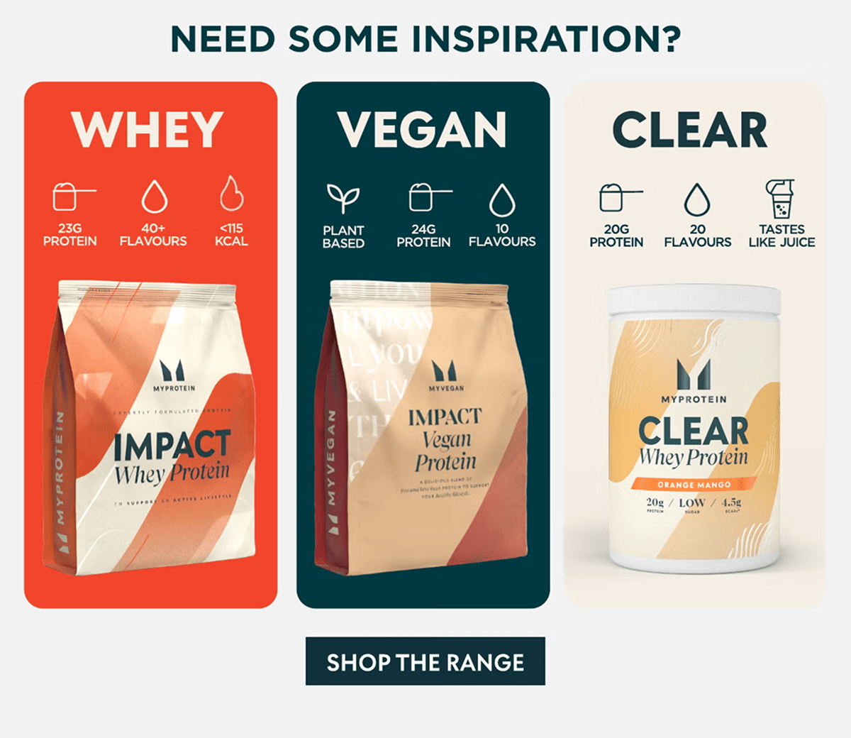 Shop the Range of Products