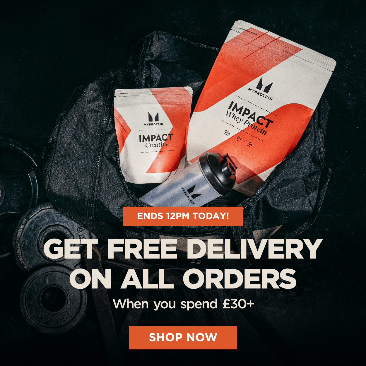 Free delivery when you spend £30+
