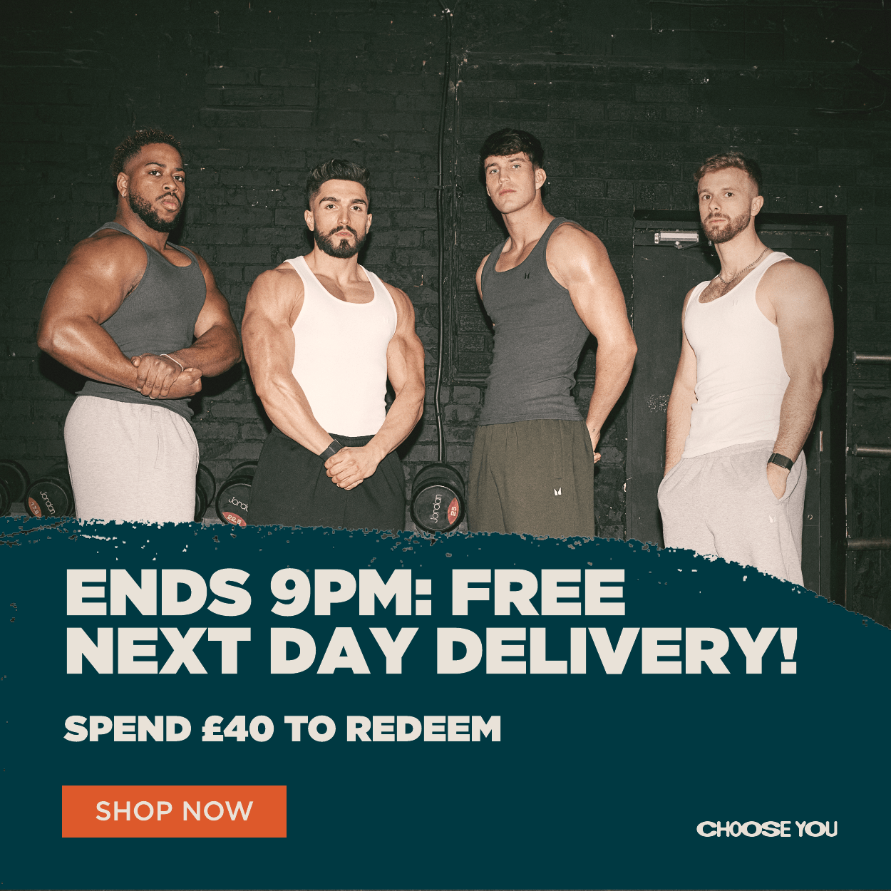 Ends 9PM: FREE next day delivery!